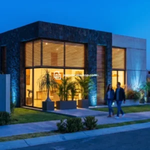 Planos de casa pequeña 1 piso M