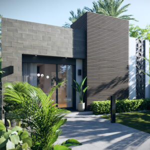 Planos de casa pequeña de un piso 8x7 mod. Sol